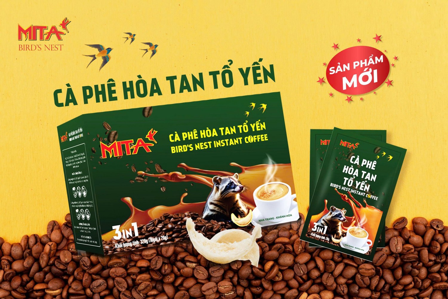 Cà phê hoà tan tổ yến Mita